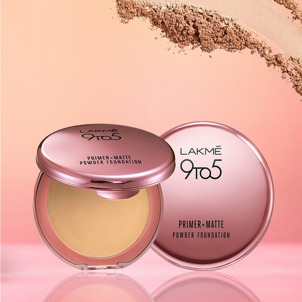 Lakme 9To5 Primer+Matte Powder Foundation 9gm Makeup and Accessories Lakme