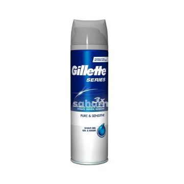 . Gillette Shave Gel 3X 195gm Mens Care Gillette