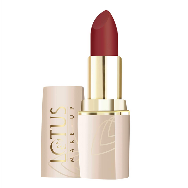 Lotus 726 Royal Ruby Pure Color Matte Lipstick 4.2gm Makeup and Accessories Lotus Herbals Makeup