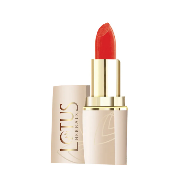 Lotus Make-Up 610 Crimson Red Pure Matte Color Lipstick 4.2gm Makeup and Accessories Lotus Herbals Makeup