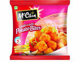 McCain Chilli Garlic Potato Bites, 420g (Regular Pack) Frozen Food Mccains