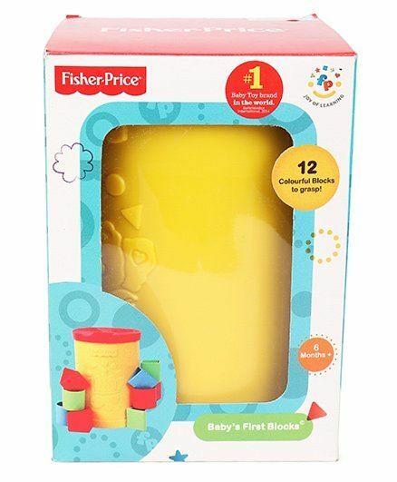 1989 - Fisher-Price Classic - Babys First Blocks No. 1024 - 6-24m 1U Games and Toys Mattel (Hasbro)