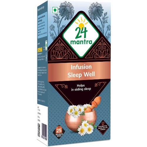 24 mantra AYURVEDAM SLEEP WELL(25BAG) Grocery and Kirana 24 Mantra