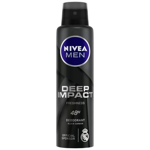 Nivea Men deep impact Deodorant black carbon 150ml Fragrance Nivea