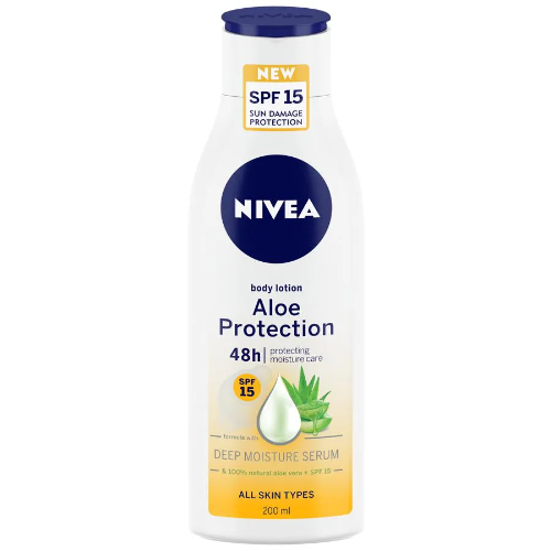 Nivea Aloe Protection Body Lotion 75ml With SPF 15 Health and Beauty Nivea