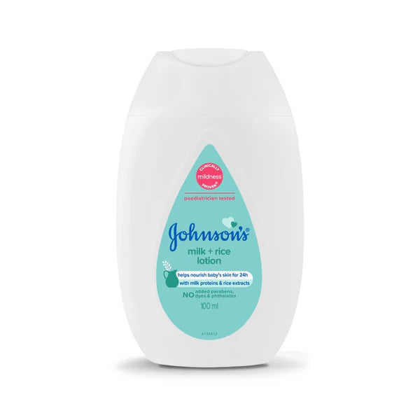 Johnson's Baby Milk + Rice Lotion, 100ml simple Johnson's