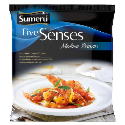 Sumeru Five Senses Medium Prawns 250gm Frozen Food Sumeru