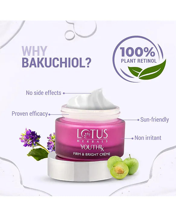 Lotus Herbals Youthrx Retinol & Vitamin C | Anti Ageing & Brightening | 10g simple Lotus