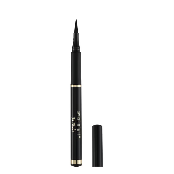 Swiss Beauty Jet Black Bold Felt Tip Eyeliner 1.2ml Makeup and Accessories Swiss Beauty