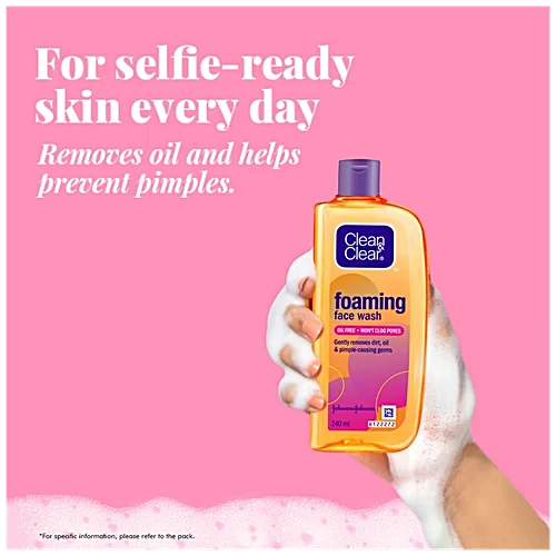 Clean & Clear Foaming Face Wash, 240 ml simple Clean&Clear