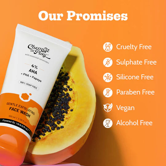 Chemist At Play Gentle Exfoliating Face Wash - 100 ml simple chemist at play