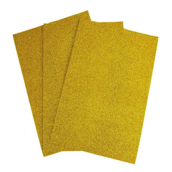 Glitter Foam Sheet A2 1p Gold Art And Craft Neha Nx