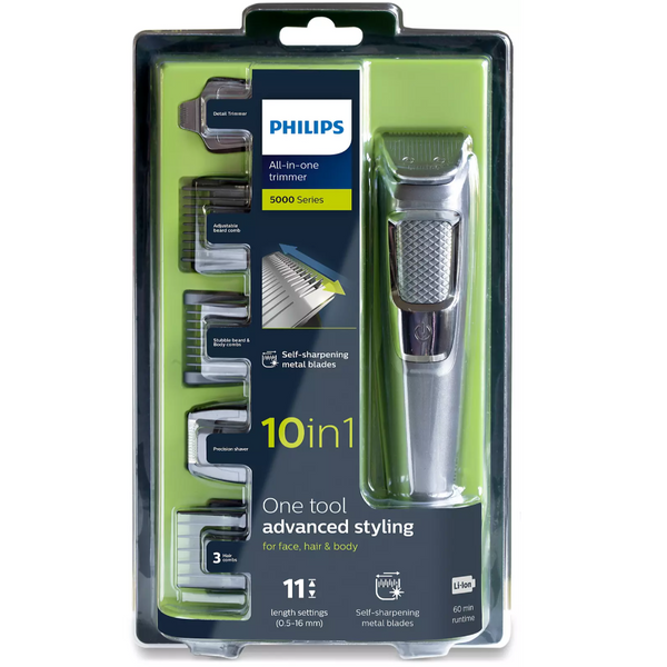 Philips 10in1 One Tool Advanced Styling For Face Hair & Body MG3750 Electronics Philips