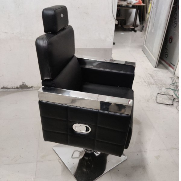 NNX Parlour Chair Steel handle Black Beauty Parlour and Salon Store NNX Chair
