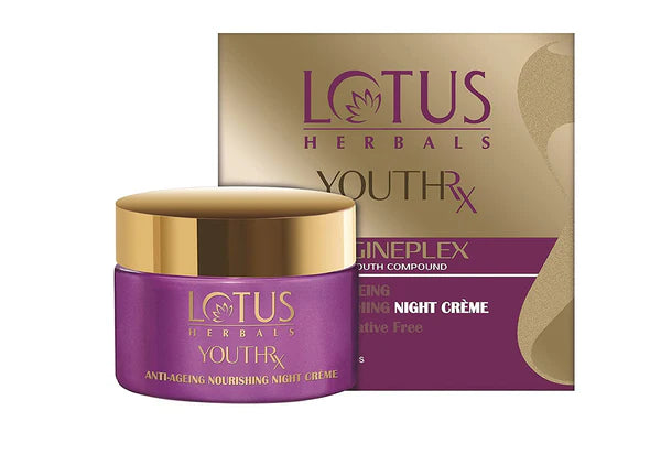 Lotus Herbals YouthRx Anti-Ageing Nourishing Night Creme (50gm) simple Lotus