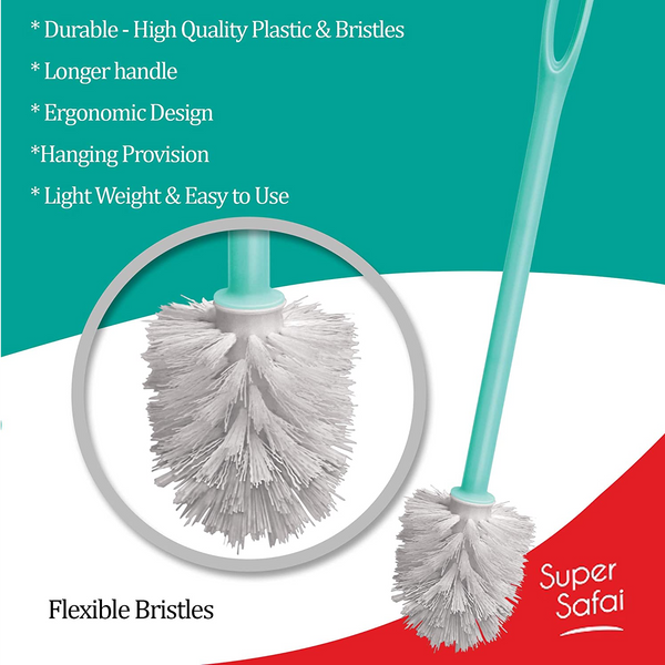 Spotzero By Milton Toilet Brush Round Art No.SZ0066 Home And Kitchen Care Spotzero