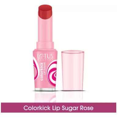 Lotus herbals Colorkick Lip Sugar Rose S1 Makeup and Accessories Lotus Herbals Makeup