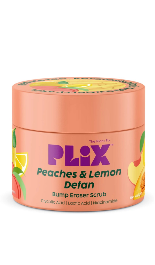 Plix Peaches & Lemon Detan Scrub 200gm