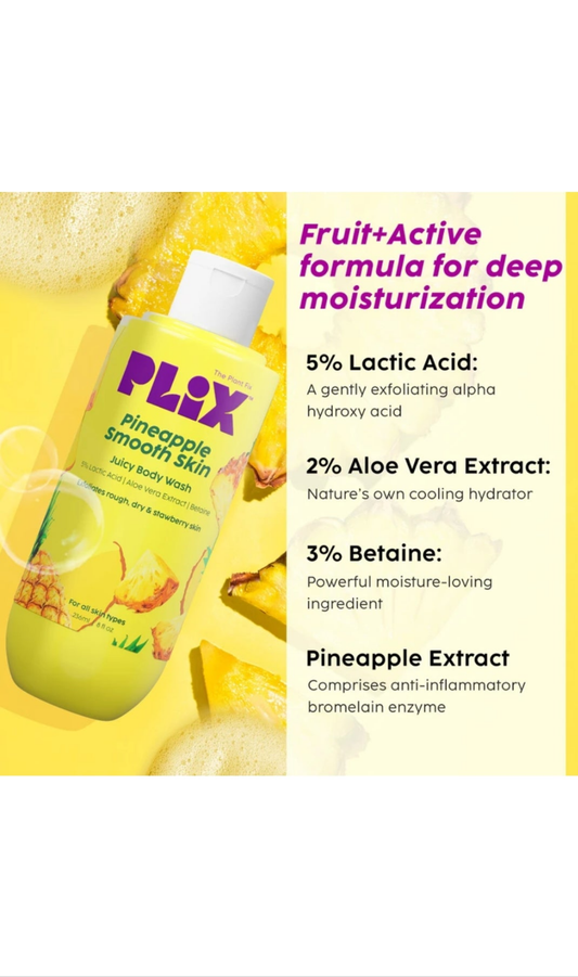 Plix Pineapple Smooth Skin Body wash 236ml