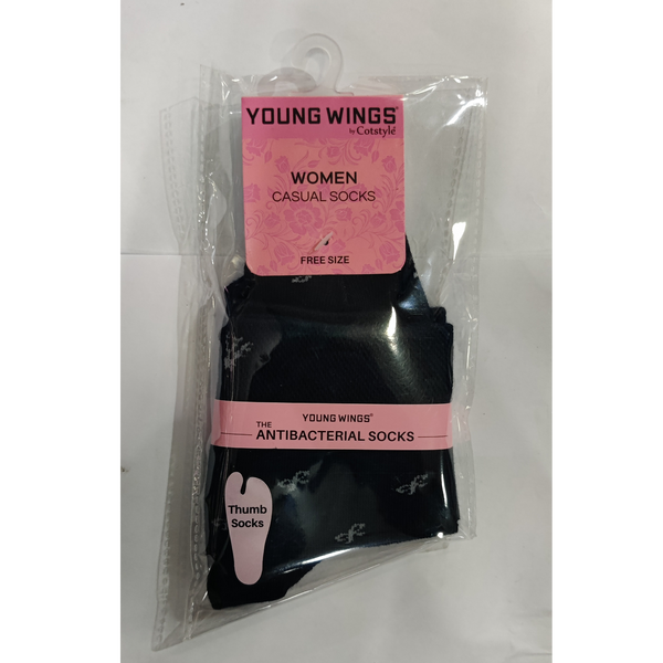 Young Wings Women Casual Socks W1- 5067 Clothing and Accesories Young Wings