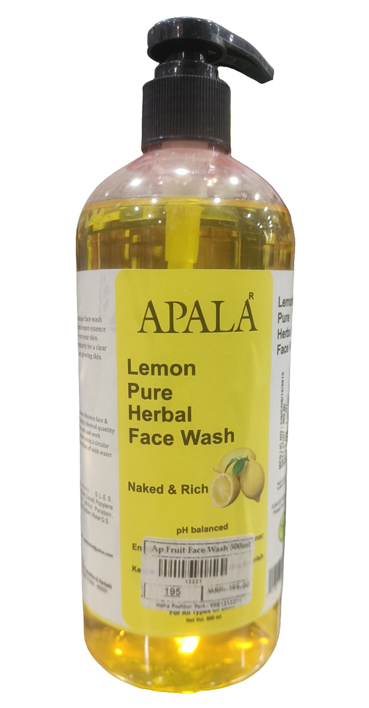 Apala Lemon pure Herbal Face wash 500ml