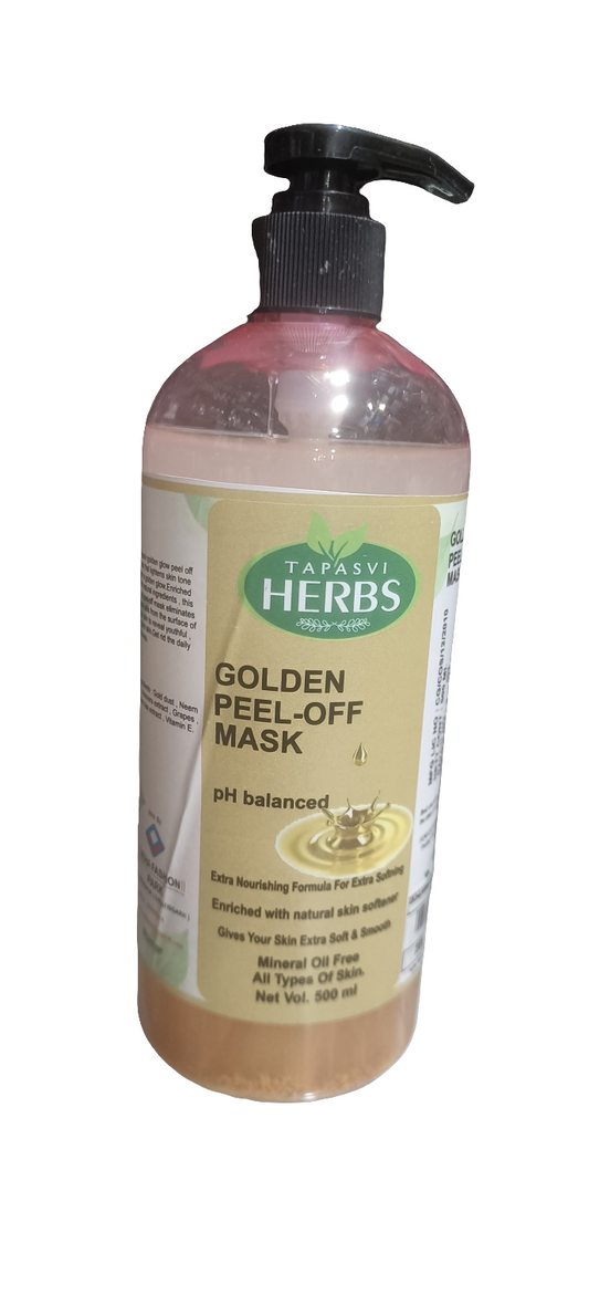 Tapasvi Herbs Golden peel off Mask 500ml