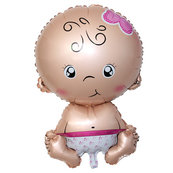 BG Baby Girl Foil Baloon MNI Birthday Supplies Birthday Goodies