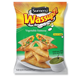 Sumeru Wassup Vegetabale Samosa 250gm Frozen Food Sumeru