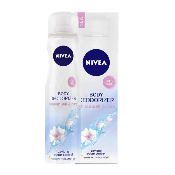 Nivea Body Deodorizer White Musk & Care 120ml Fragrance Nivea