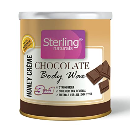 Sterling Naturals Chocolate Wax 700g Beauty Parlour and Salon Store Sterling