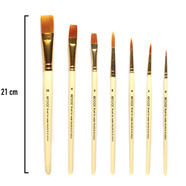 Weldon Special Synthetic 87 Series Flat brush Stationary and School Supplies Neha Nx