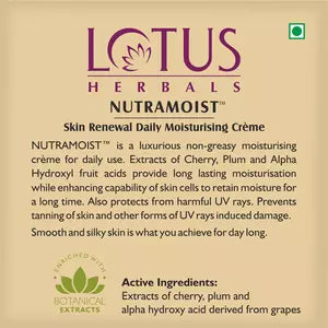 Lotus Herbals Nutramoist Moisturising Creme 50 Gm simple Lotus